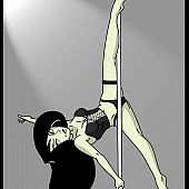 Super-hot honeys have a fun being alone and give a self shot.